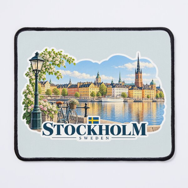 Item preview, Stockholm Travel Swedish City Scandinavian Design designed and sold by Sasas Design.