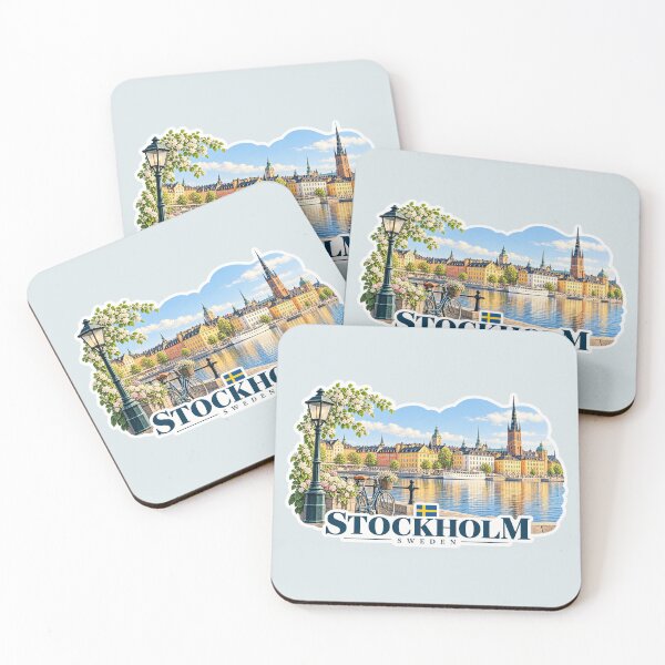 Item preview, Stockholm Travel Swedish City Scandinavian Design designed and sold by Sasas Design.