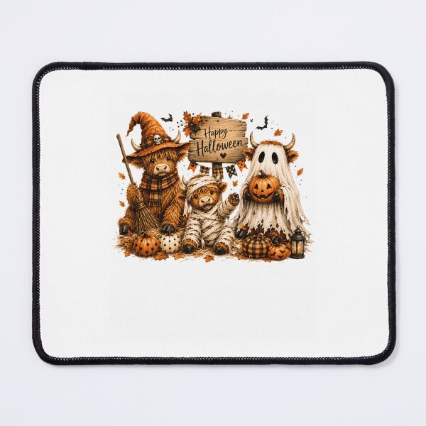 Item preview, Cute Highland Cow Halloween Costume Ghost Witch Pumpkin Trick or Treat designed and sold by DYAFLK.