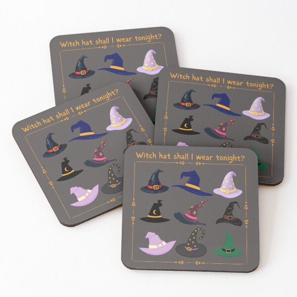 Item preview, Witch Hat Shall I Wear Tonight Halloween Witch Gift Ideas designed and sold by Wordfall.