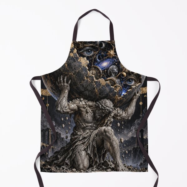 Item preview, Atlas Weight of the Cosmos - Surreal Greek Mythology designed and sold by ArtisElec.