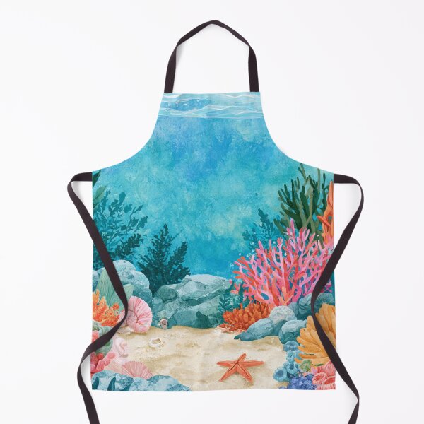 Item preview, Under the sea, coral reef seascape designed and sold by dcrc.