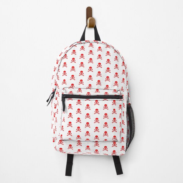 Item preview, Red Pirate Skull Crossbones Design designed and sold by pattern-archive.