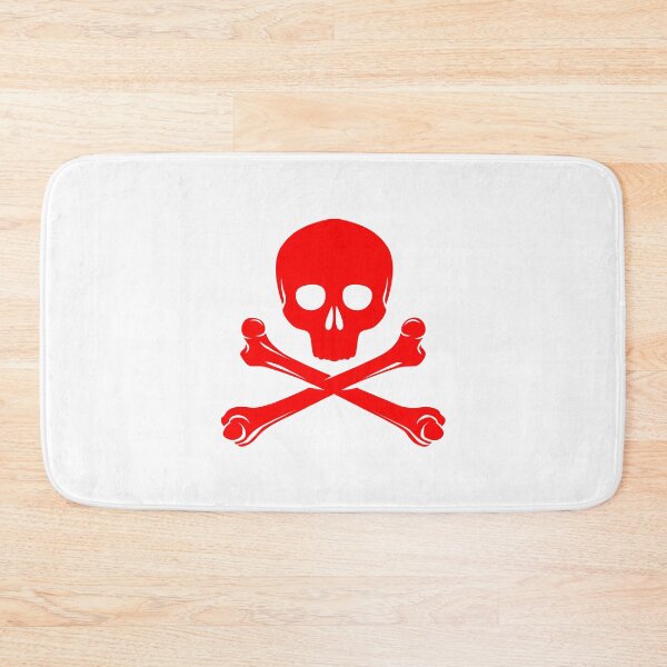Item preview, Red Pirate Skull Crossbones Design designed and sold by pattern-archive.