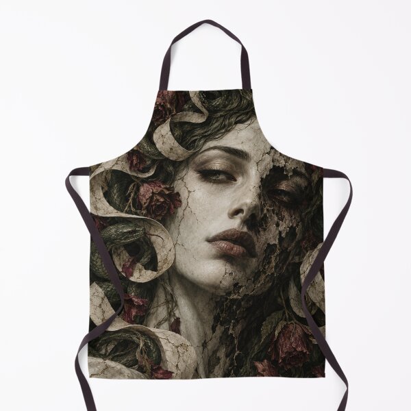 Item preview, Medusa Beauty in Ruin - Dark Gorgon Portrait designed and sold by ArtisElec.