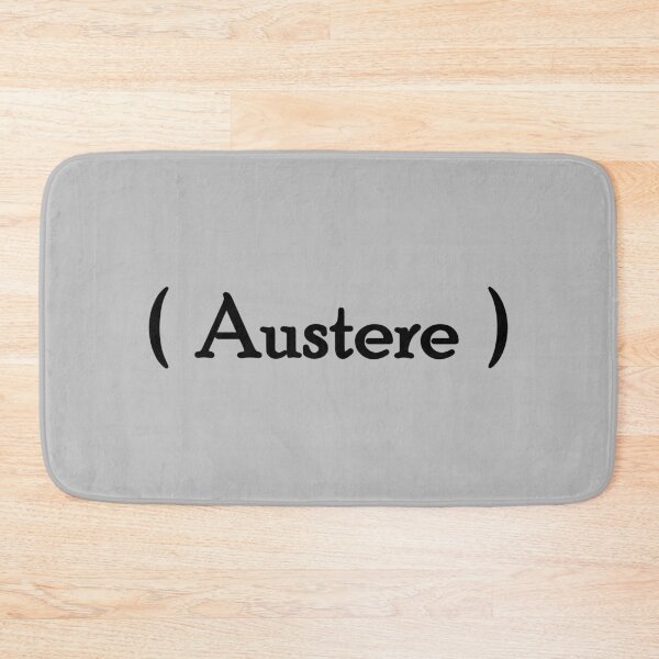 Item preview, Iconic Label - "Austere" Black Lettering designed and sold by cousinbessie.