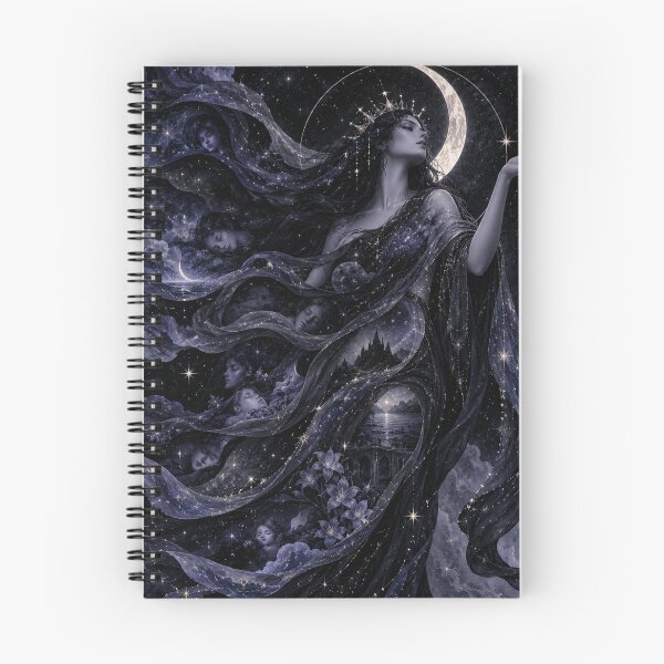 Item preview, Nyx Weaves the Night - Celestial Goddess Fantasy designed and sold by ArtisElec.