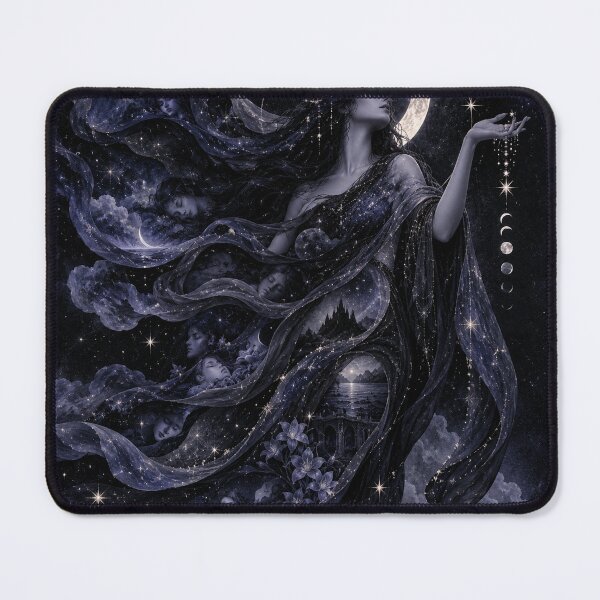 Item preview, Nyx Weaves the Night - Celestial Goddess Fantasy designed and sold by ArtisElec.