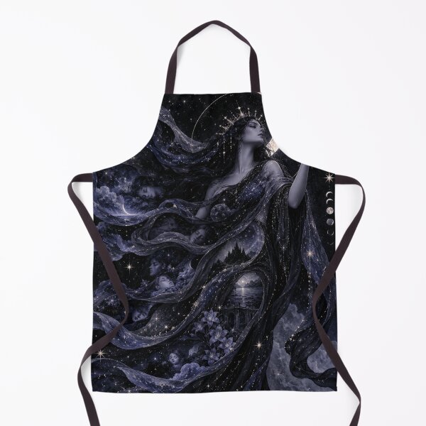 Item preview, Nyx Weaves the Night - Celestial Goddess Fantasy designed and sold by ArtisElec.
