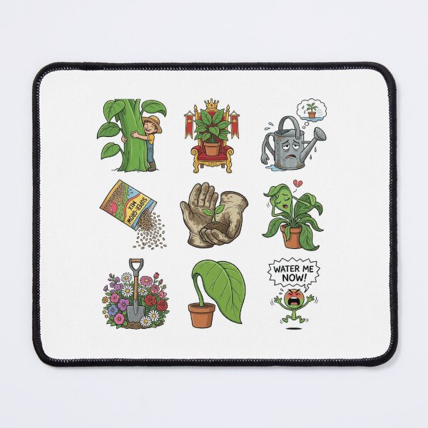 Item preview, Copy of Funny Gardening Sticker Pack Dramatic Plant Dirt Magnet Art designed and sold by mood-draftsman.