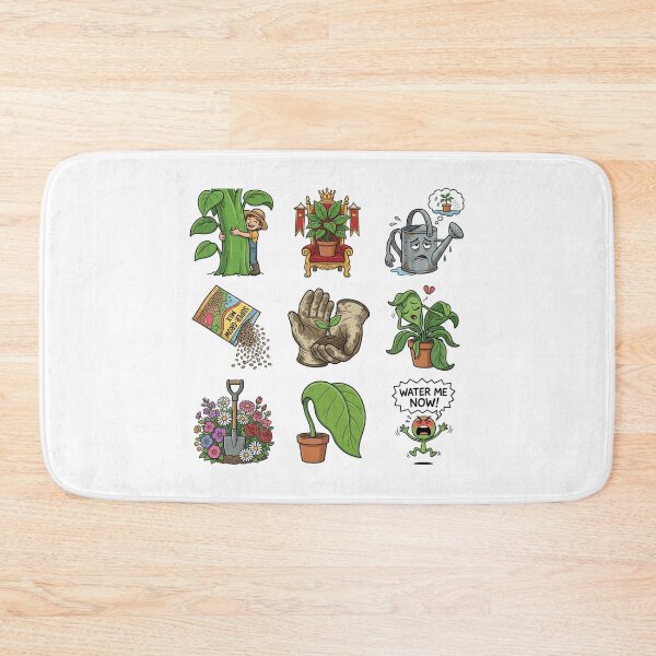 Item preview, Copy of Funny Gardening Sticker Pack Dramatic Plant Dirt Magnet Art designed and sold by mood-draftsman.