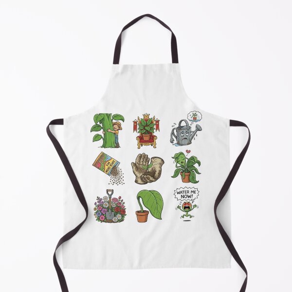 Item preview, Copy of Funny Gardening Sticker Pack Dramatic Plant Dirt Magnet Art designed and sold by mood-draftsman.