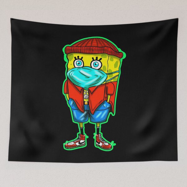 Item preview, Sponge Bob Amazing Corona Mask Design designed and sold by CariHodges.