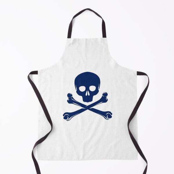 Item preview, Navy Blue Pirate Skull Crossbones Design designed and sold by pattern-archive.