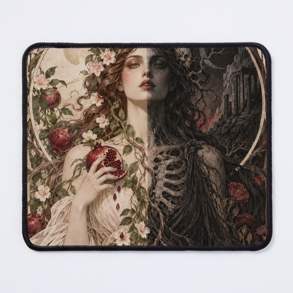 Item preview, Persephone Between Bloom and Bone - Underworld Mythology designed and sold by ArtisElec.