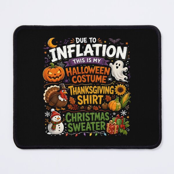 Item preview, Due To Inflation Halloween Costume Thanksgiving Christmas designed and sold by Pet Designs.