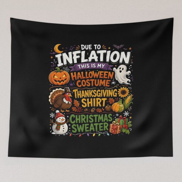 Item preview, Due To Inflation Halloween Costume Thanksgiving Christmas designed and sold by Pet  Designs.
