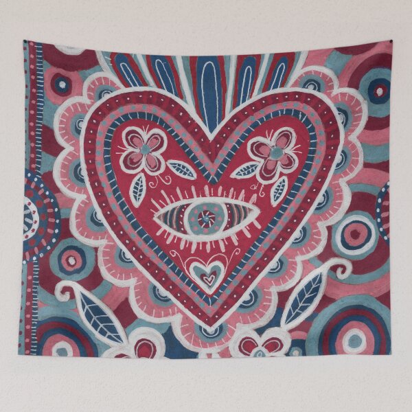 Item preview, Sacred Heart Milagro Eye Pattern designed and sold by Fani*.