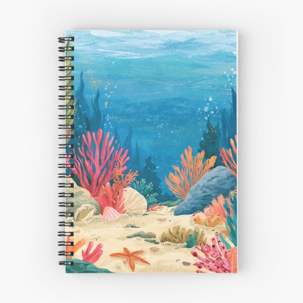 Item preview, Under the sea, coral reef seascape designed and sold by dcrc.