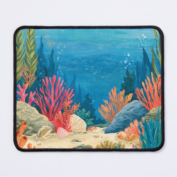 Item preview, Under the sea, coral reef seascape designed and sold by dcrc.