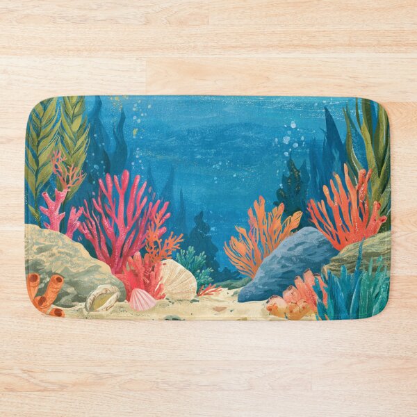 Item preview, Under the sea, coral reef seascape designed and sold by dcrc.
