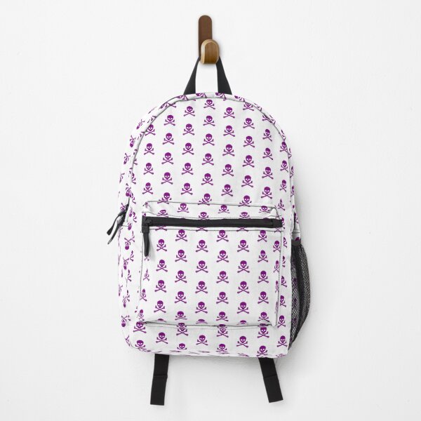Item preview, Purple Pirate Skull Crossbones Design designed and sold by pattern-archive.