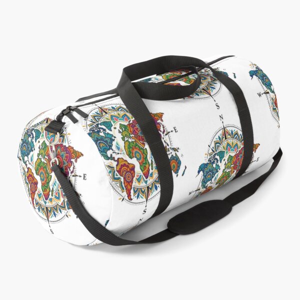 Item preview, Colorful mandala world map designed and sold by urbanshop7.