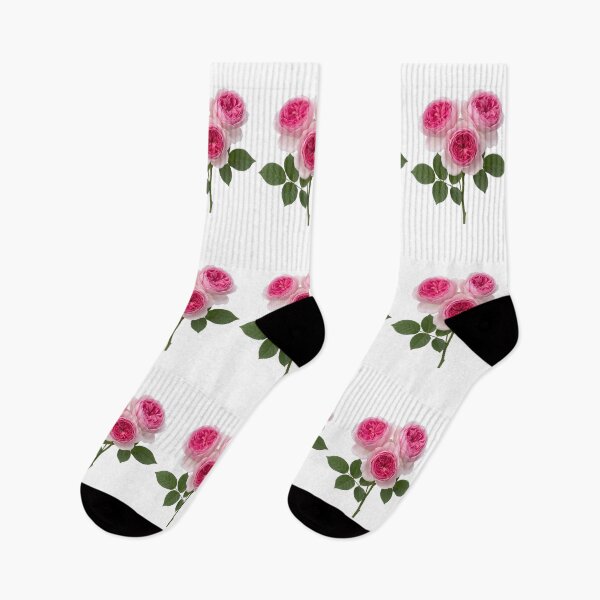 Item preview, Pink English Roses - stem of 3 designed and sold by plushyTamer.