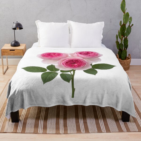 Item preview, Pink English Roses - stem of 3 designed and sold by plushyTamer.