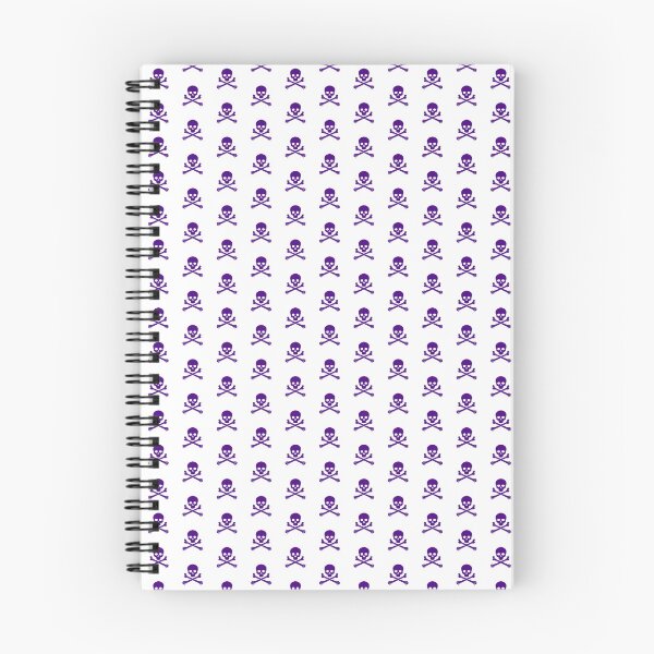 Item preview, Dark Purple Pirate Skull Crossbones Design designed and sold by pattern-archive.