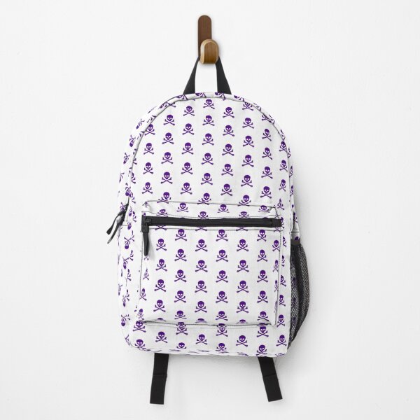 Item preview, Dark Purple Pirate Skull Crossbones Design designed and sold by pattern-archive.