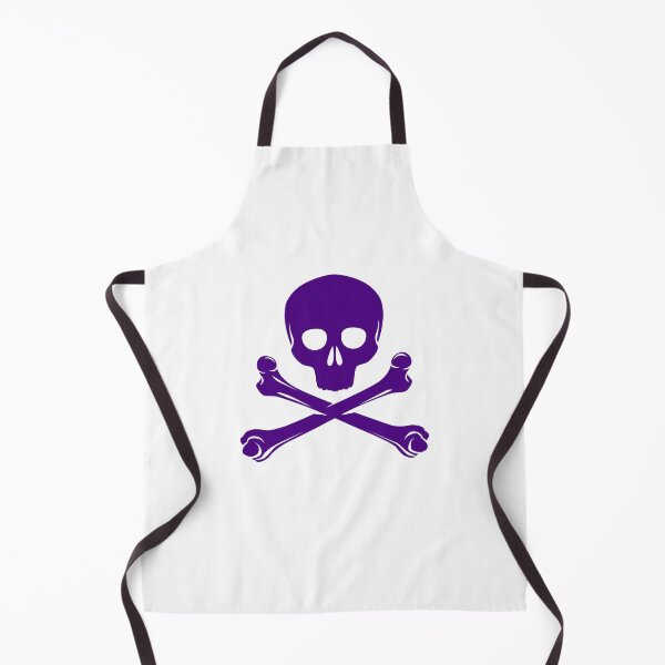 Item preview, Dark Purple Pirate Skull Crossbones Design designed and sold by pattern-archive.