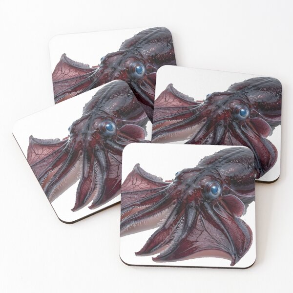 Item preview, Vampire Squid Vampyroteuthis Deep Sea Art designed and sold by Helt-enkelt.