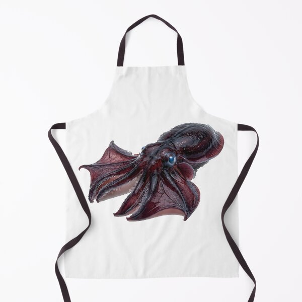 Item preview, Vampire Squid Vampyroteuthis Deep Sea Art designed and sold by Helt-enkelt.