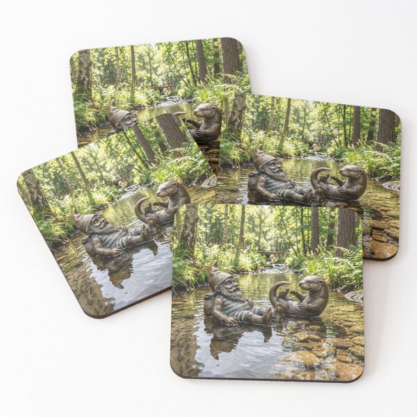 Item preview, Otter Gnome Art Print – Otter Lover Gift, Poland Travel Decor designed and sold by Purrfecta.