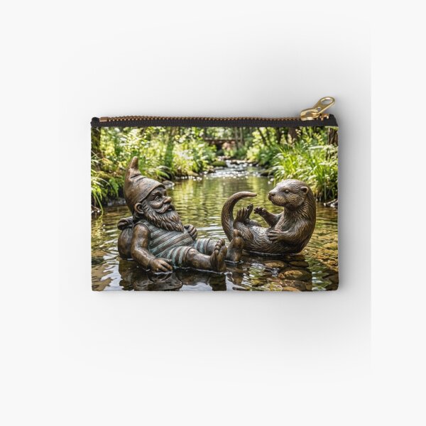 Item preview, Otter Gnome Art Print – Otter Lover Gift, Poland Travel Decor designed and sold by Purrfecta.