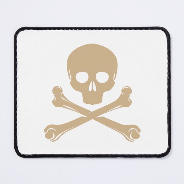 Item preview, Tan Pirate Skull Crossbones Design designed and sold by pattern-archive.