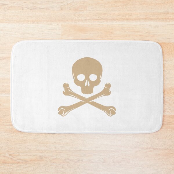 Item preview, Tan Pirate Skull Crossbones Design designed and sold by pattern-archive.