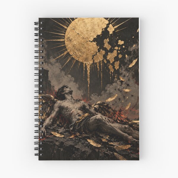 Item preview, Icarus Beneath a Broken Sun - Fallen Wings Mythology designed and sold by ArtisElec.