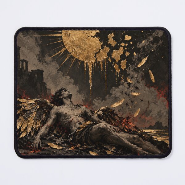 Item preview, Icarus Beneath a Broken Sun - Fallen Wings Mythology designed and sold by ArtisElec.
