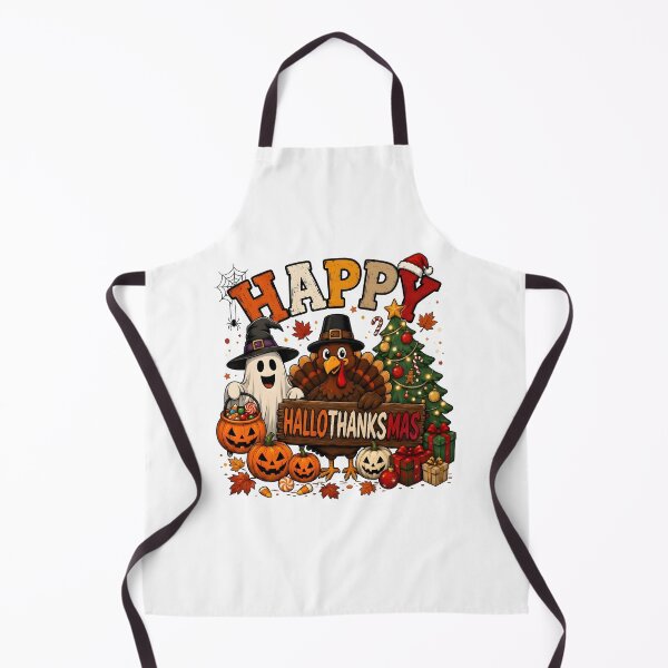 Item preview, Happy HalloThanksMas Ghost Turkey Christmas Tree designed and sold by Pet Designs.