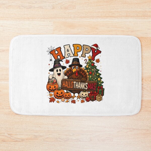 Item preview, Happy HalloThanksMas Ghost Turkey Christmas Tree designed and sold by Pet  Designs.