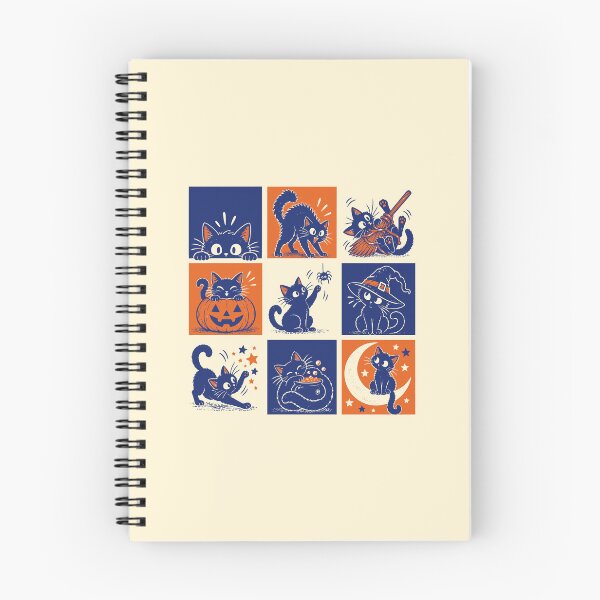 Item preview, Nine Lives of a Halloween Cat Grid designed and sold by 89shirts.