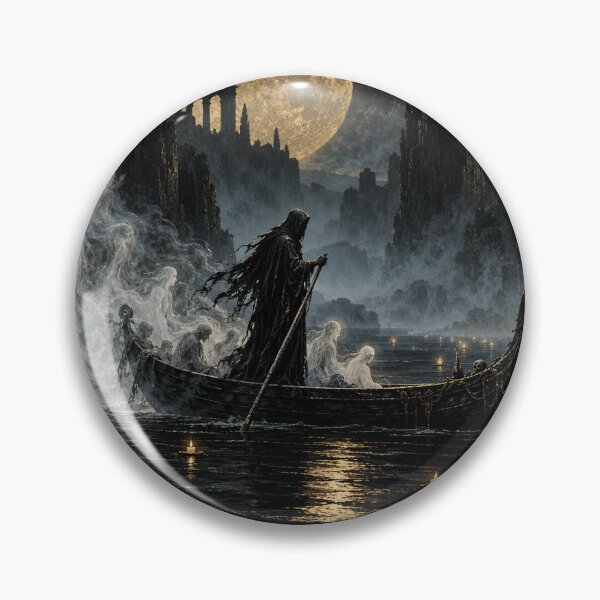 Item preview, Charon Ferry of Lost Souls - Dark Underworld Mythology designed and sold by ArtisElec.