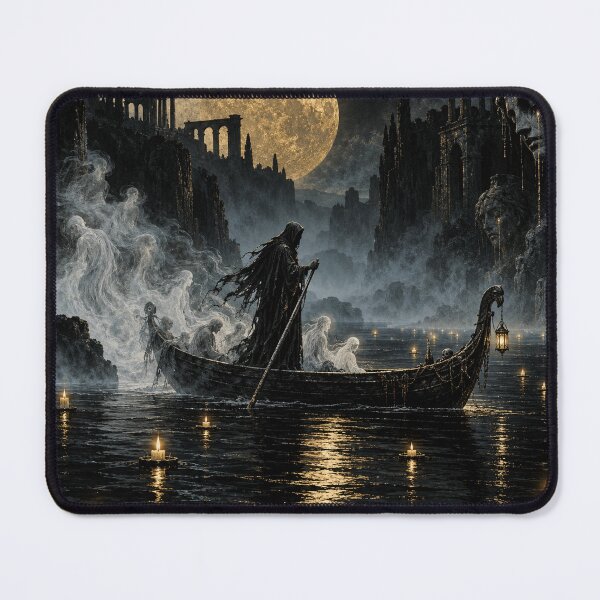 Item preview, Charon Ferry of Lost Souls - Dark Underworld Mythology designed and sold by ArtisElec.