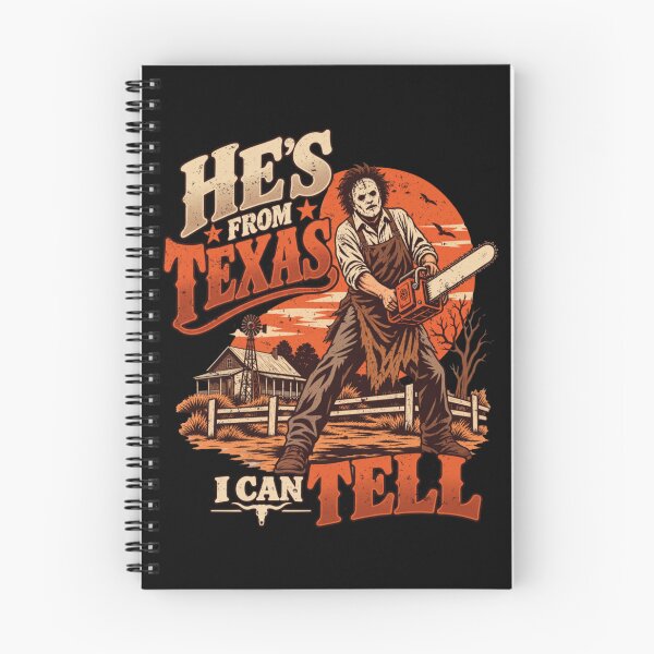 Item preview, He's From Texas I Can Tell Vintage Chainsaw Horror designed and sold by Pet  Designs.