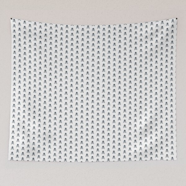Item preview, Charcoal Pirate Skull Crossbones Design designed and sold by pattern-archive.