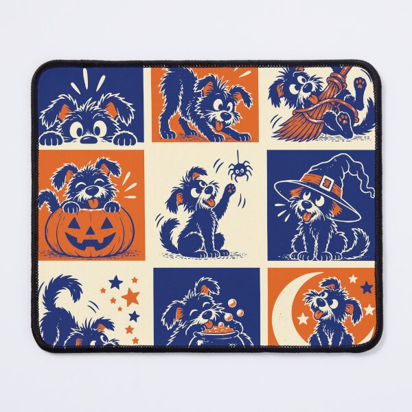 Item preview, Nine Tricks of a Halloween Dog Patchwork designed and sold by 89shirts.