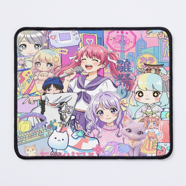 Item preview, Pastel Kawaii Harajuku Anime Idol Collage designed and sold by Side By Side Studio.