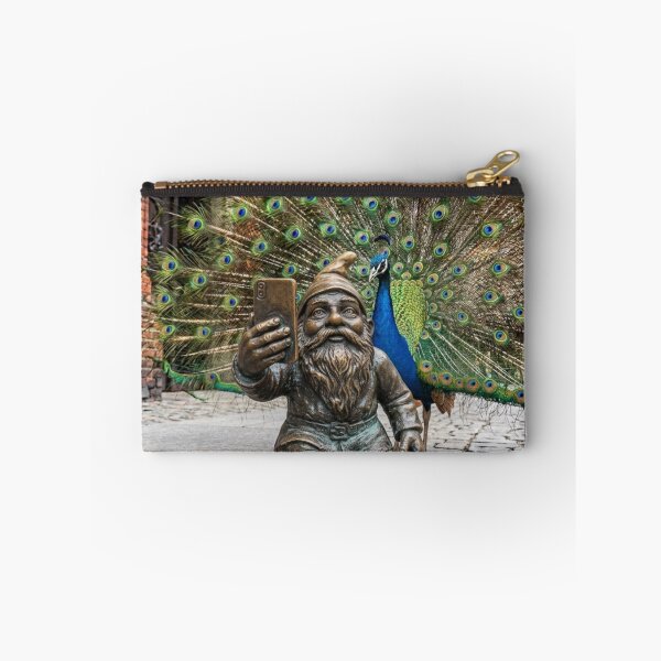 Item preview, Peacock Gnome Art Print – Peacock Lover Gift, Poland Travel Decor designed and sold by Purrfecta.